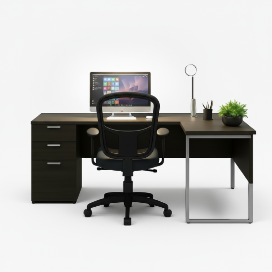 Escritorio Corner Gray