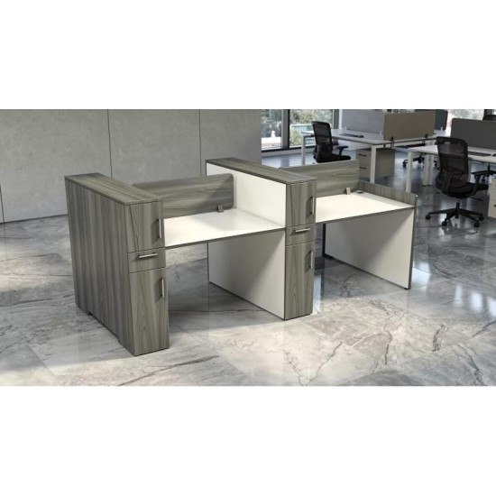 Estación de trabajo muebles modulares