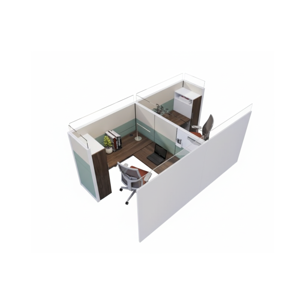 Estacion de trabajo de escritorio de oficina modular