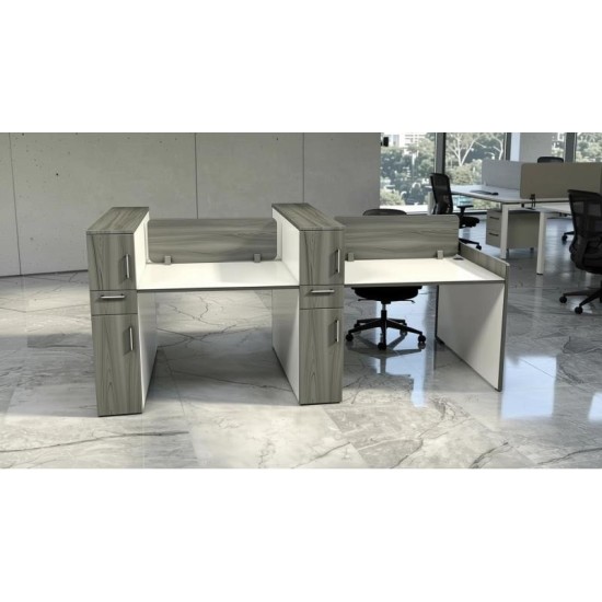 Estación de trabajo muebles modulares