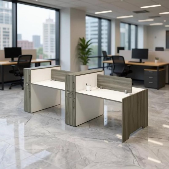 Estación de trabajo muebles modulares