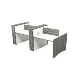 Estación de trabajo muebles modulares
