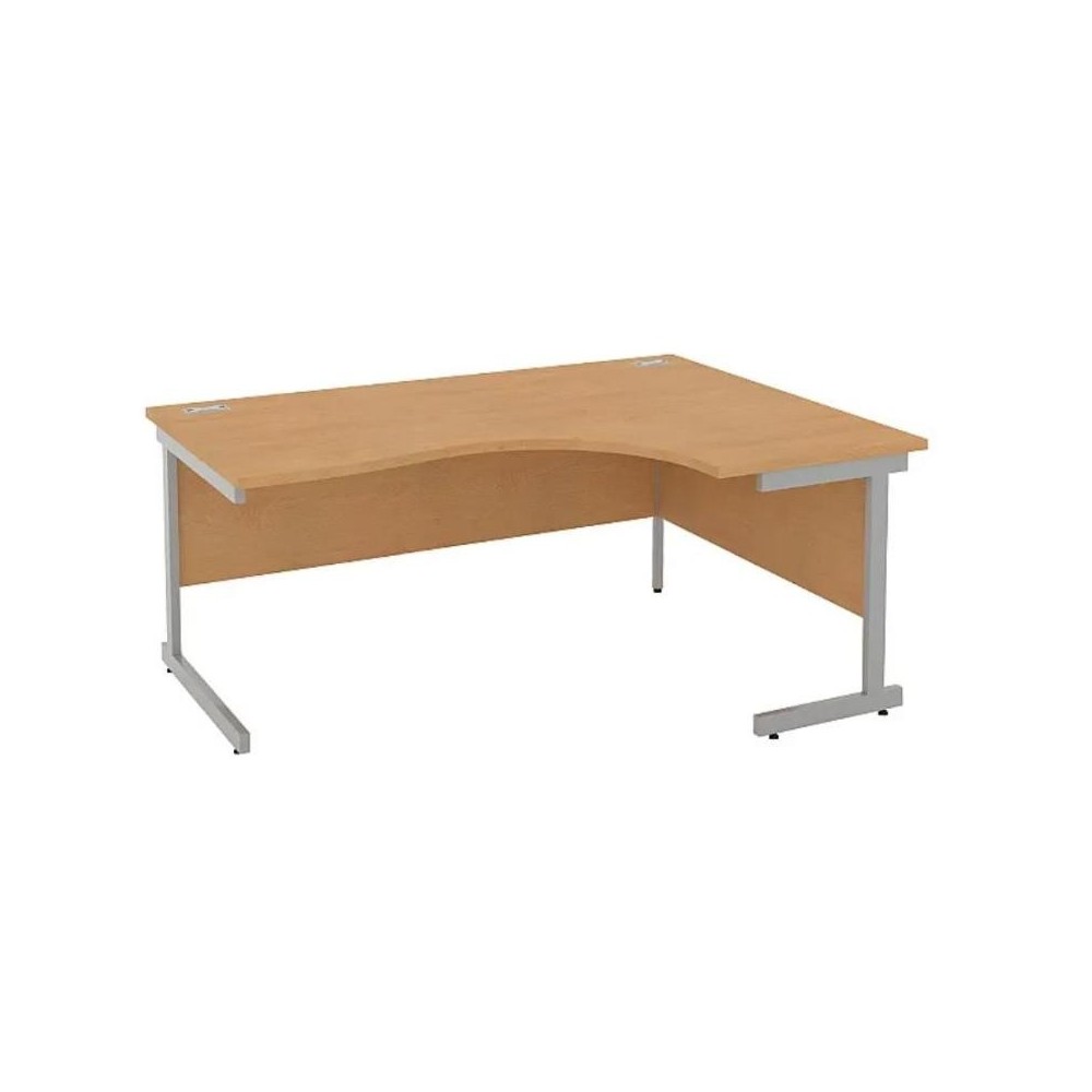 Escritorios de oficina rectangulares de lujo Commerce II con pedestal fijo