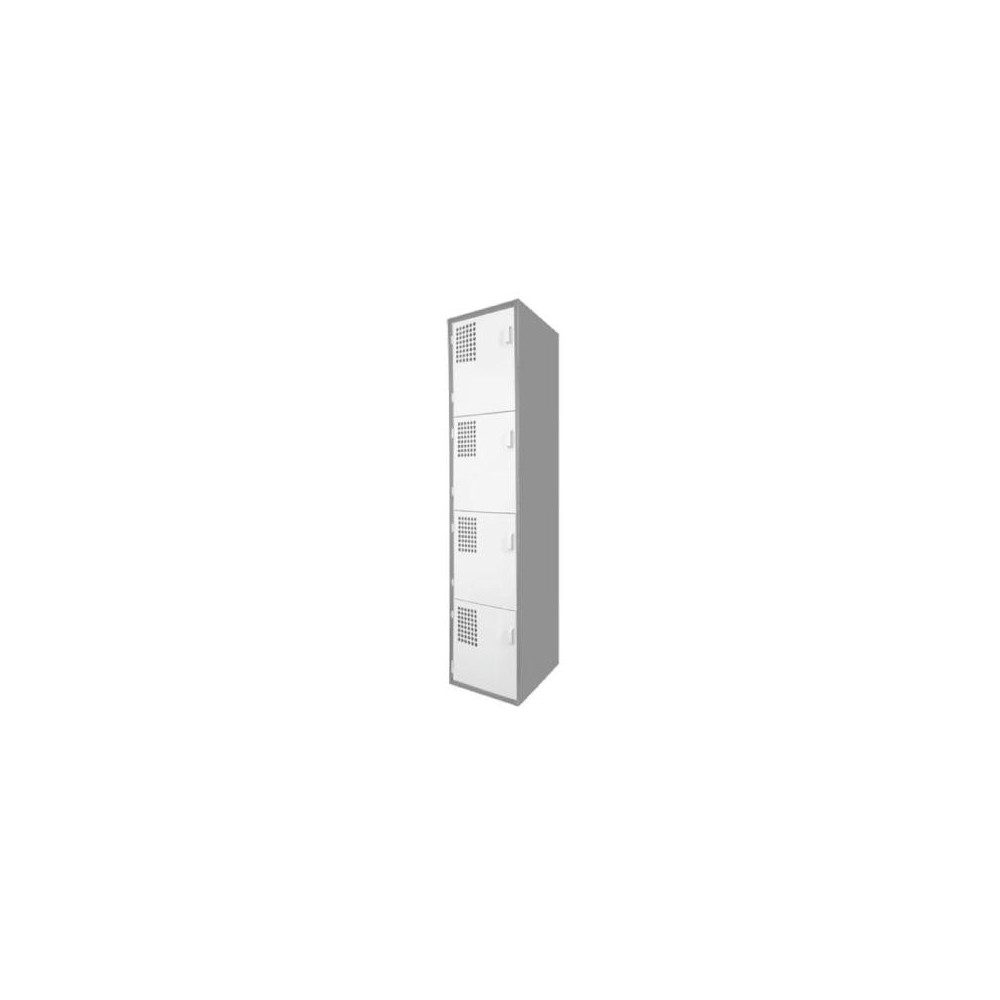Locker Color Blanco - 4 puertas