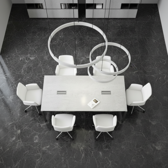 Mesa de oficina moderna para conferencias