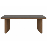 Mesa de juntas para oficina IMPORTANT con cubierta de vidrio