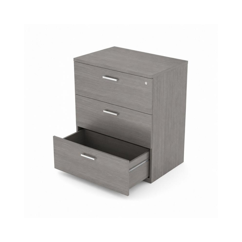 Archivero Horizontal Ejecutivo de 3 Gavetas para Oficina