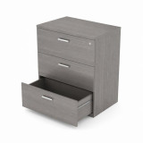 Archivero Horizontal Ejecutivo de 3 Gavetas para Oficina