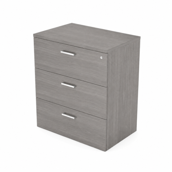 Archivero Horizontal Ejecutivo de 3 Gavetas para Oficina