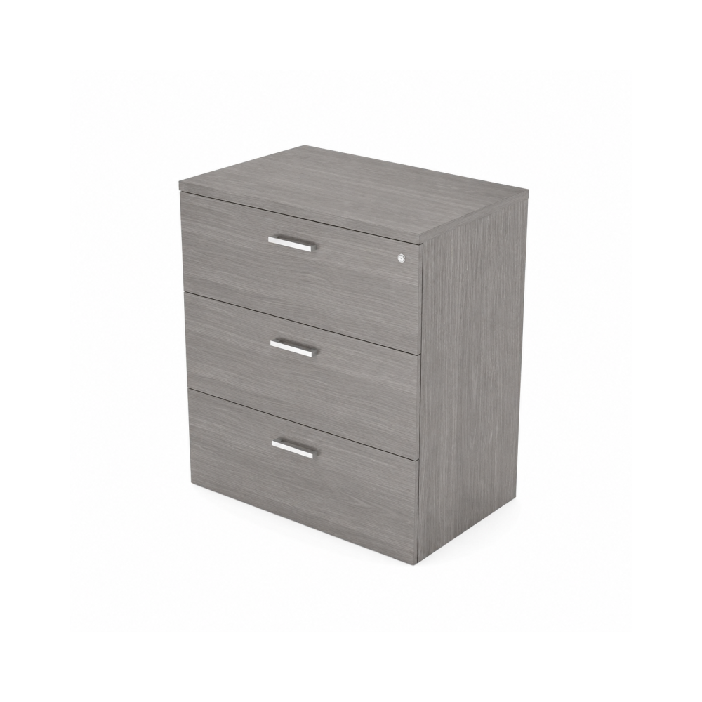 Archivero Horizontal Ejecutivo de 3 Gavetas para Oficina