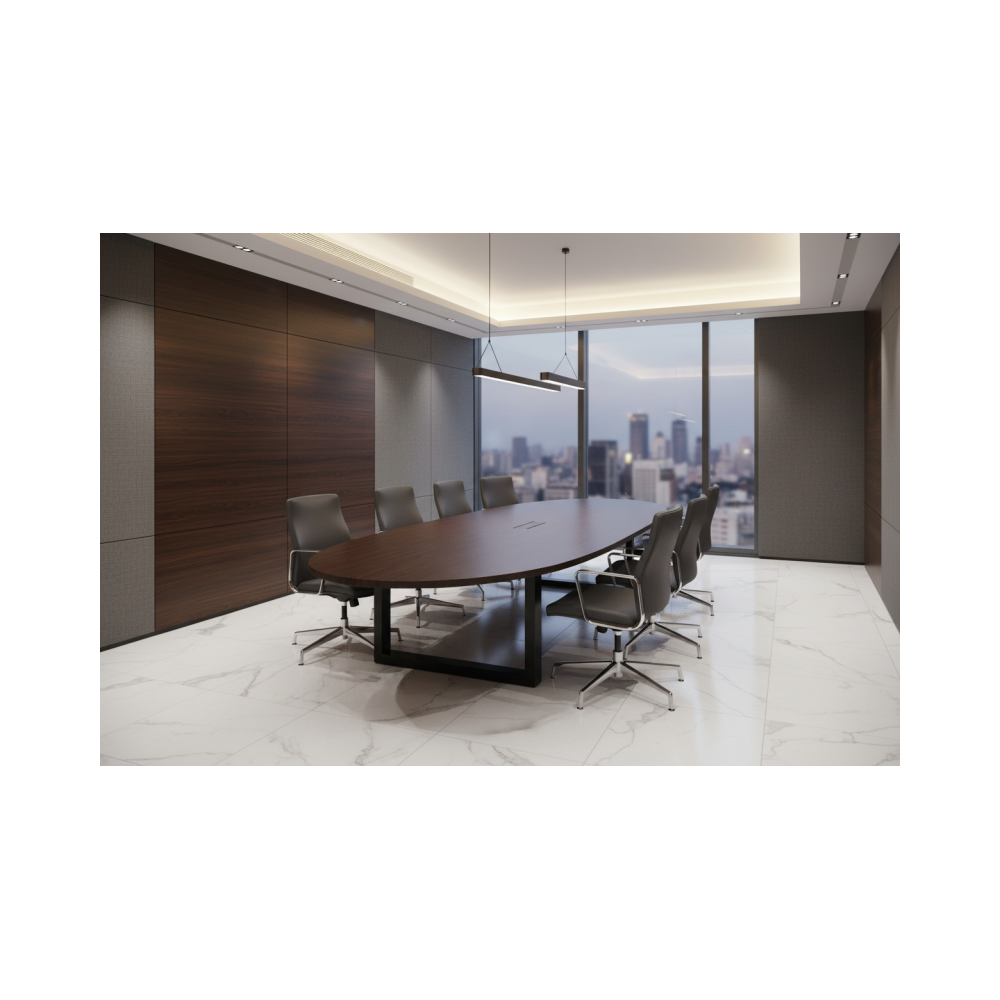 Mesa de Juntas Ovalia Executive Wood