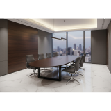 Mesa de Juntas Ovalia Executive Wood