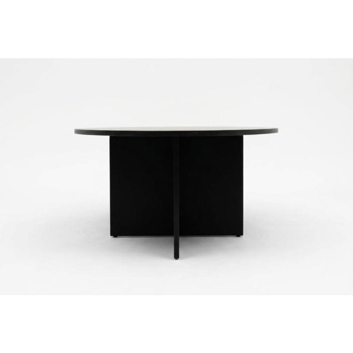 Mesa de Juntas Élite Oval Black