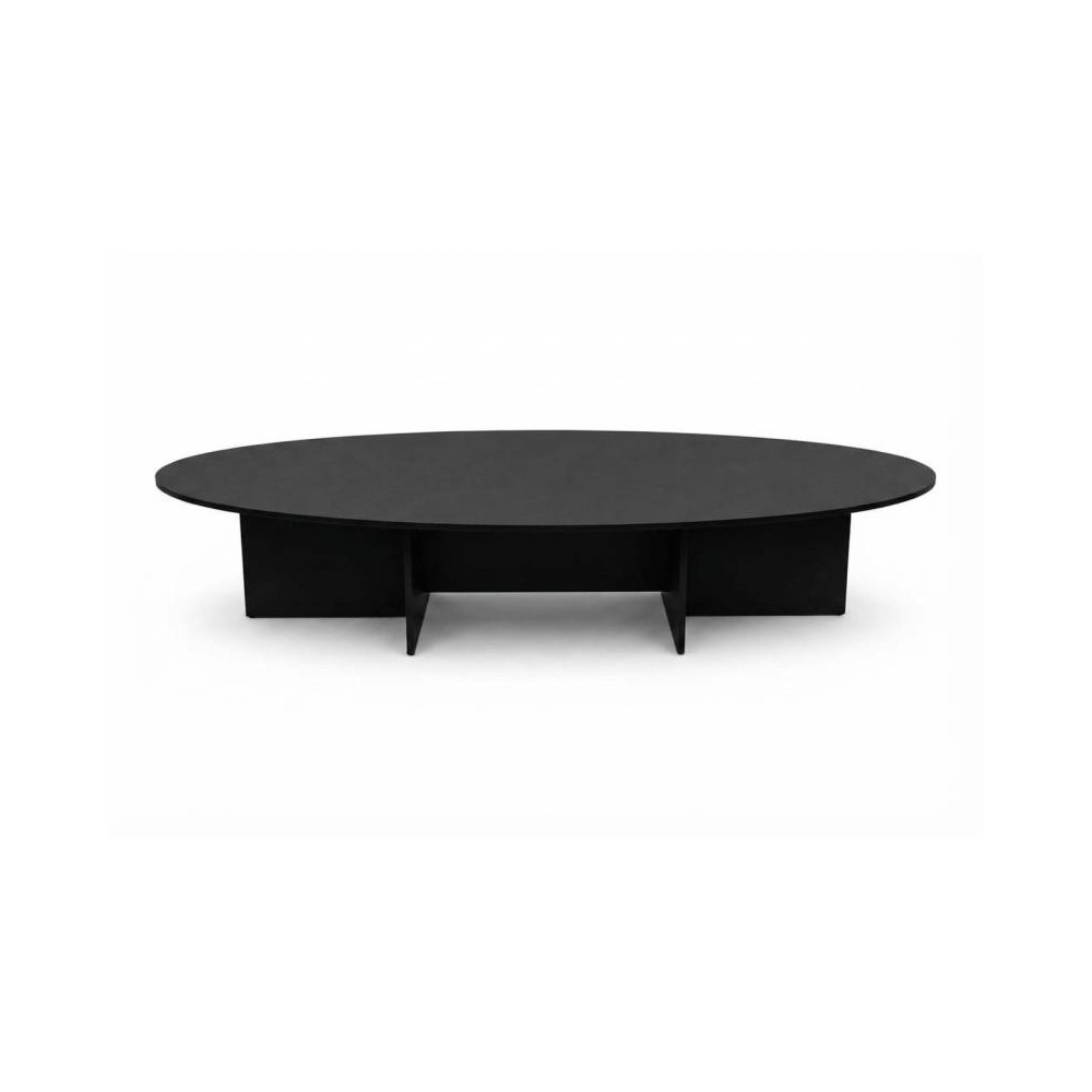 Mesa de Juntas Élite Oval Black