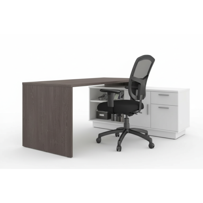 Escritorio Para Computadora De Madera En Forma De L